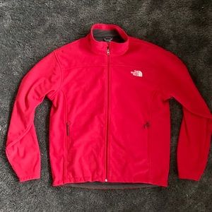 The north face men’s red fleece